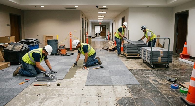 Our team working on Flooring Service projects in Oviedo, FL