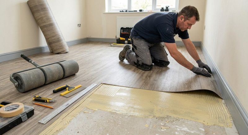 Sheet Linoleum Installation in Orange County, FL